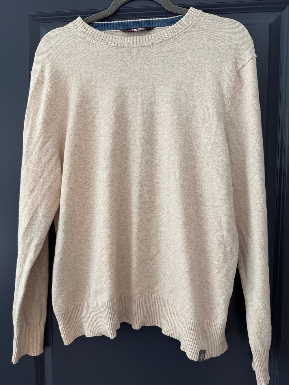 THE NORTH FACE oatmeal wool blend sweater